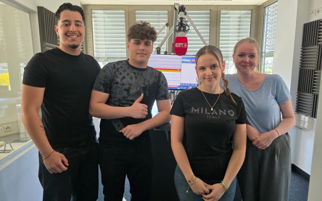 Ein besonderer Tag: Sch&uuml;lersprecher zu Besuch bei Antenne Koblenz